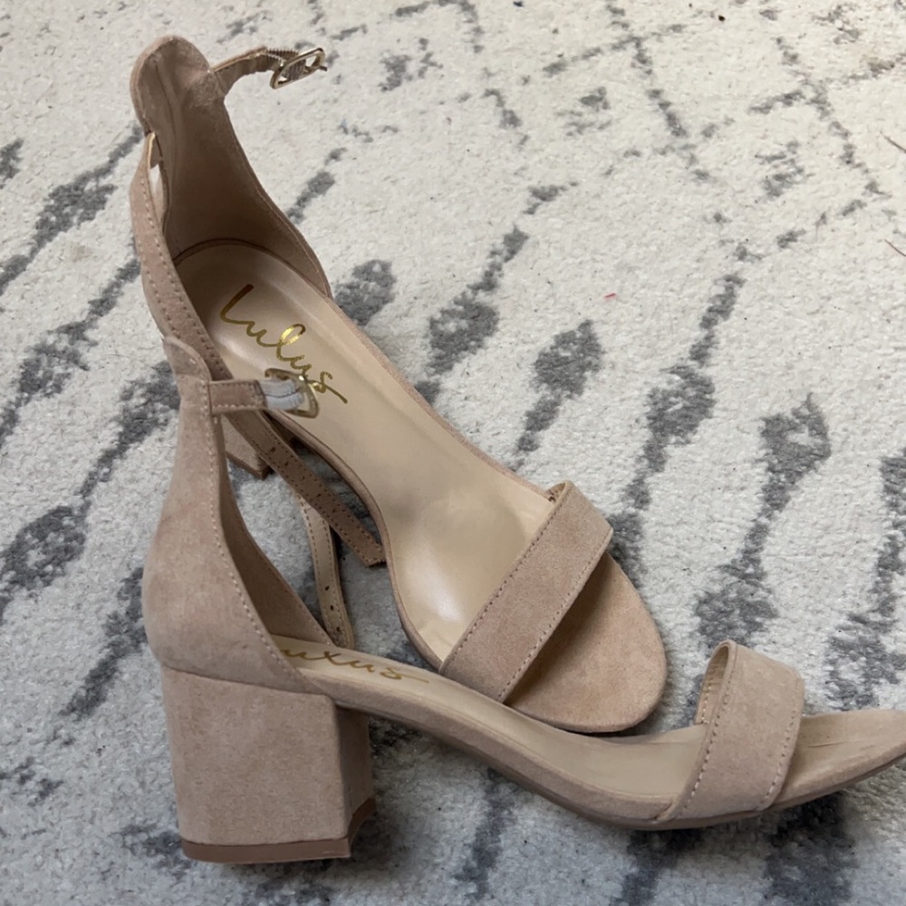 Lulus Nude Heels